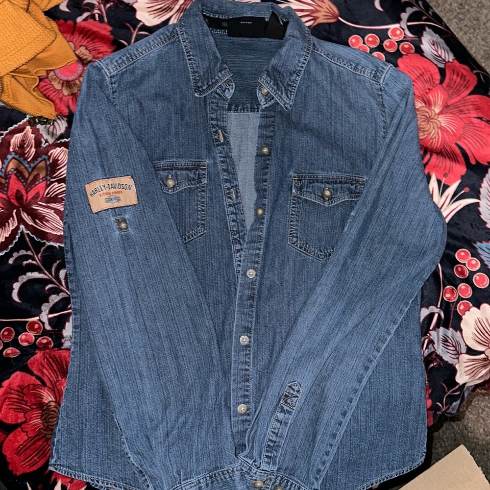 Harley Davidson Jean Shirt